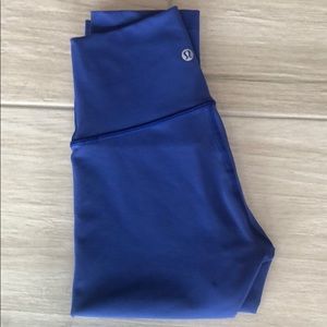 WU hi rise crop 2 blue/luon